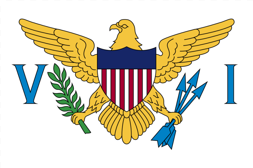 991x661 Virgin Islands Flag Icon United States Virgin Islands Flag, Emblem, Symbol, Animal, Bird Clipart PNG