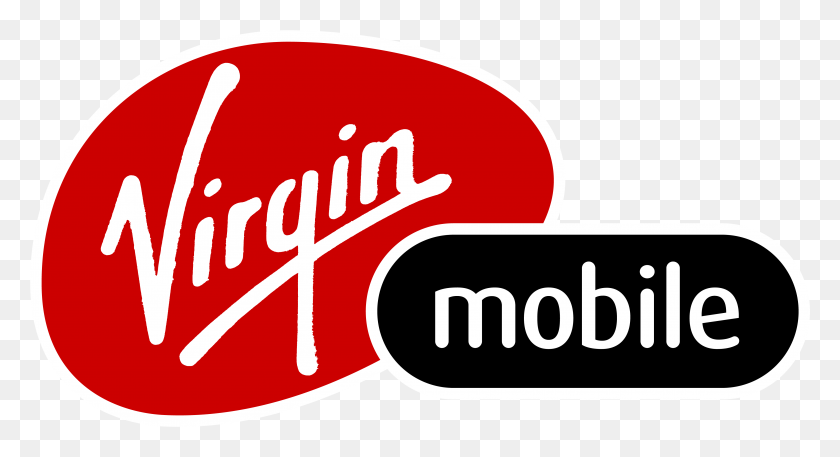 4494x2288 Логотип Virgin Mobile, Этикетка, Текст, Лицо Hd Png Скачать