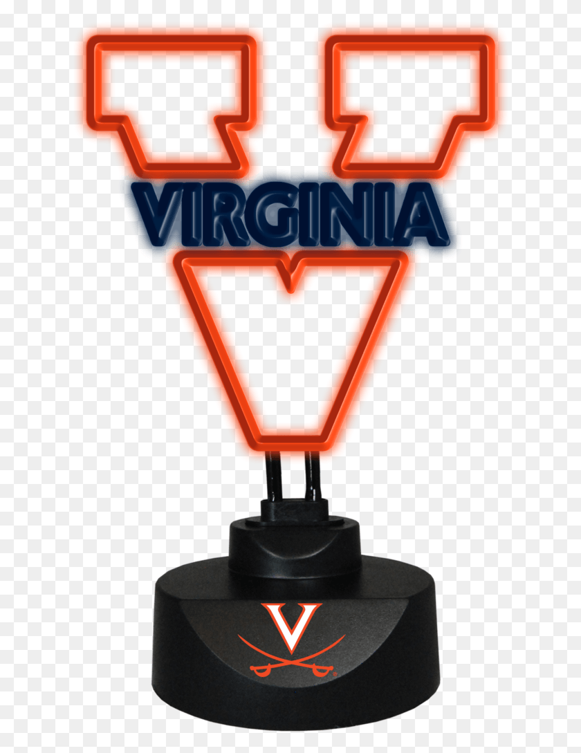 632x1029 Virginia Cavaliers Neon Logo Desk Lamp Virginia Cavaliers, Light, Lightbulb, Gas Pump HD PNG Download