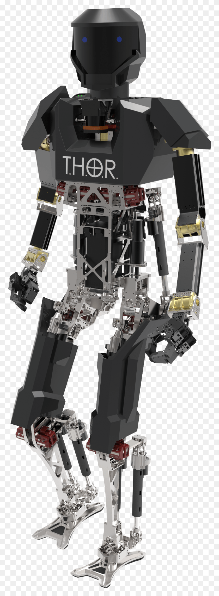 791x2250 Virginia Tech39S Thor Robot Bípedo Robot Actuador Lineal, Juguete, Motor, Motor Hd Png