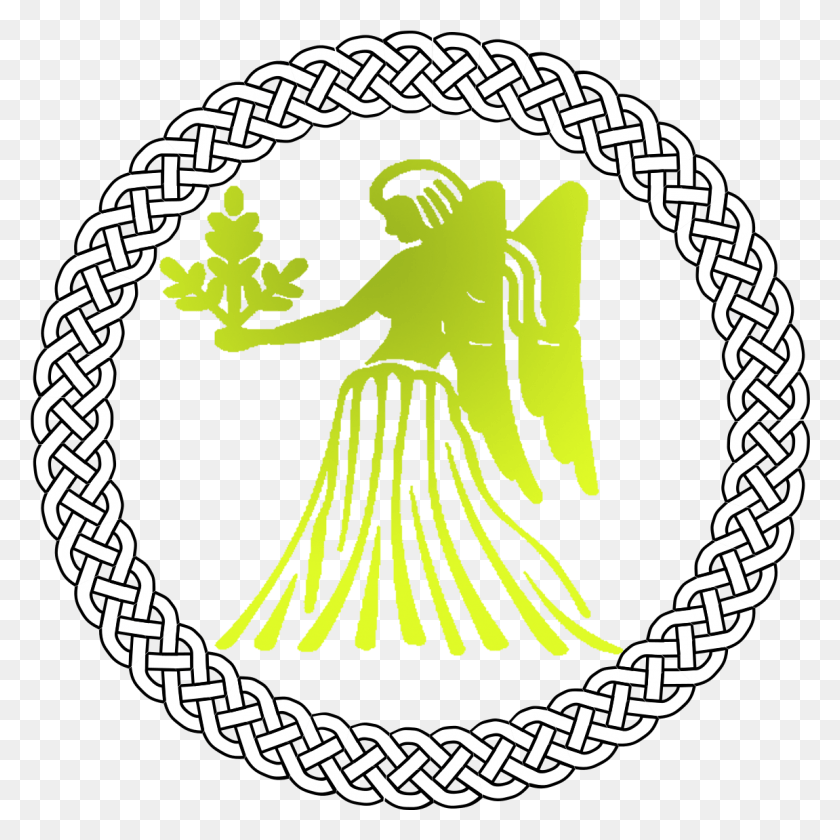 1151x1151 Virgo Https Discoveraboutyourself Blogspot Celtic Knots Vector Round, Chain, Rope, Symbol HD PNG Download