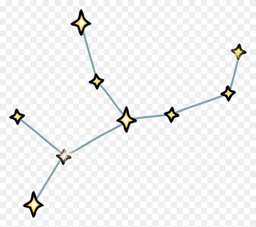 803x704 Virgo Stars Virgo Constellation Transparent Background, Bow, Network, Bird HD PNG Download