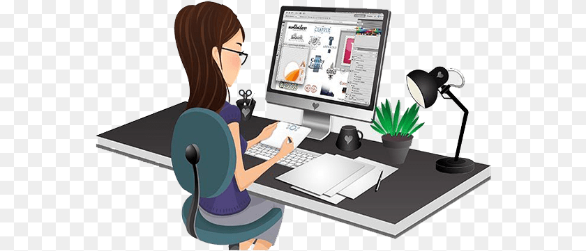 Virtual Assistant Will Be Your Virtual Assistant, Computer, Desk, Electronics, Table PNG