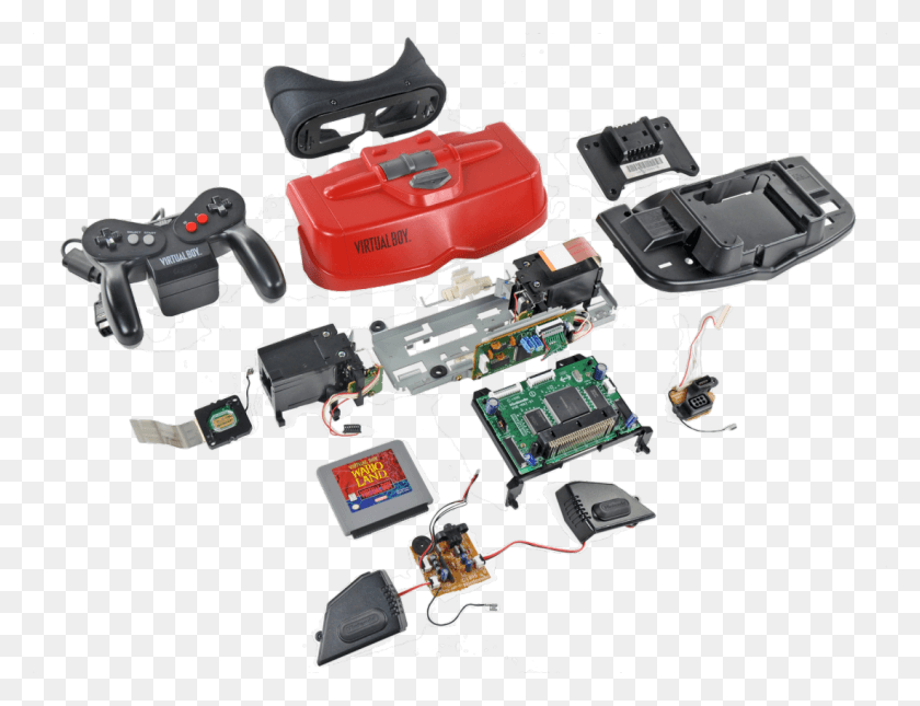 1100x825 Descargar Png Virtual Boy Desmontaje Dentro De Virtual Boy, Herramienta, Electrónica, Cortacésped Hd Png