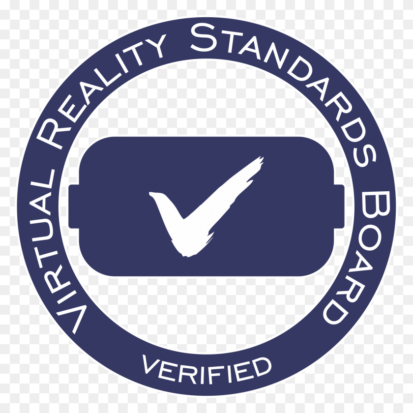 1394x1395 Virtual Reality Standards Board Verified Facility Emblem, Logo, Symbol, Trademark HD PNG Download
