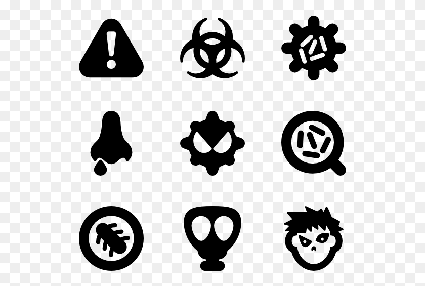 529x505 Virus Dangerous Icon, Gray, World Of Warcraft HD PNG Download