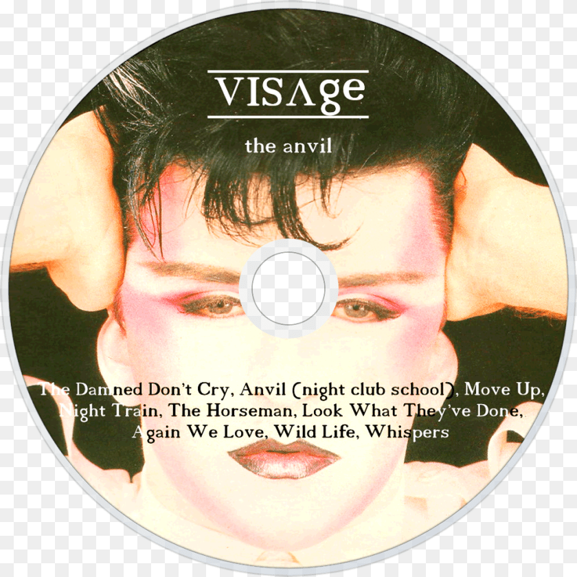 Visage The Anvil Cd Disc Image Cd, Disk, Dvd, Adult, Man PNG