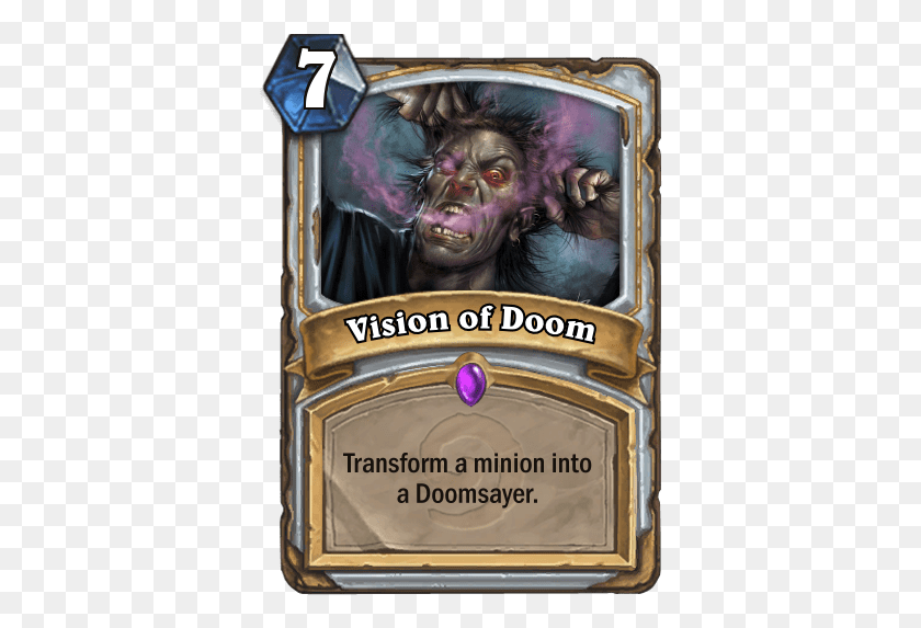 368x513 Vision Of Doom Hearthstone Fan Game, Liquor, Alcohol, Beverage HD PNG Download