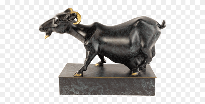 525x368 Видение Мудрости Бронзовая Скульптура, Бык, Млекопитающее, Животное Hd Png Скачать