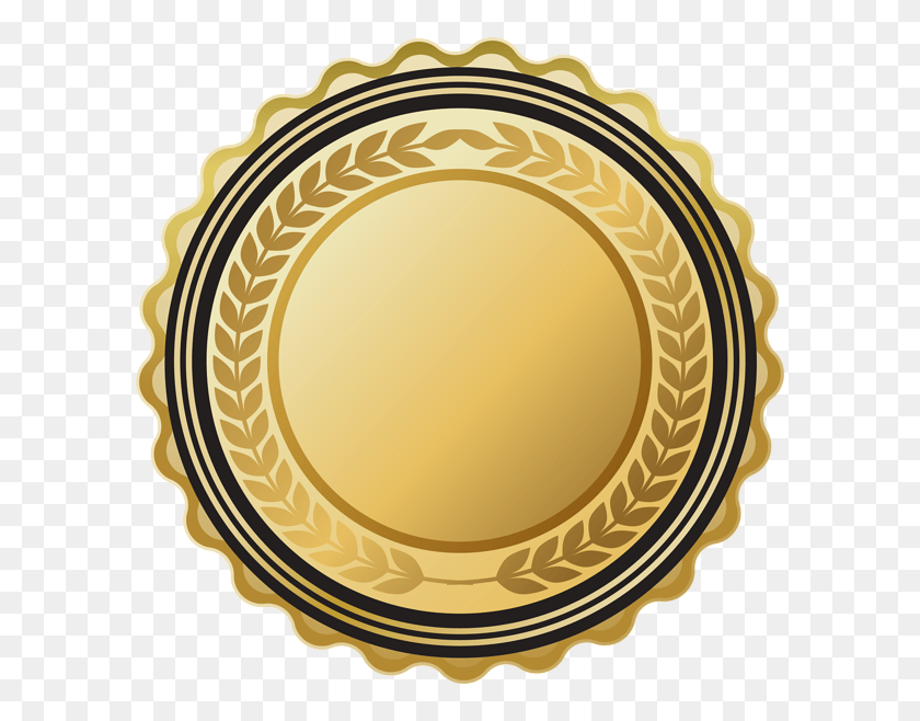 600x598 Логотип Колледжа Врачей Давао, Золото, Лампа, Золотая Медаль Hd Png Скачать