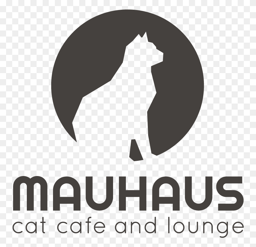 760x751 Visite Nuestros Gatos En Mauhaus Cat Cafe Mauhaus Cat Cafe Logotipo, Cartel, Anuncio, Símbolo Hd Png