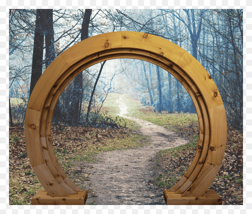 950x800 Visit The Post For More Diy Circular Wedding Arch, Tree, Plant, Wood HD PNG Download