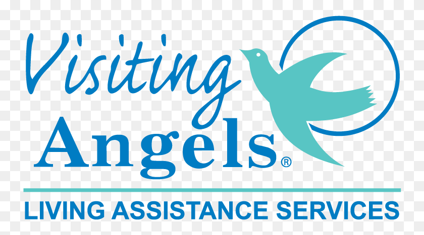 750x407 Visiting Angels Visiting Angels Logo, Poster, Advertisement, Text HD PNG Download