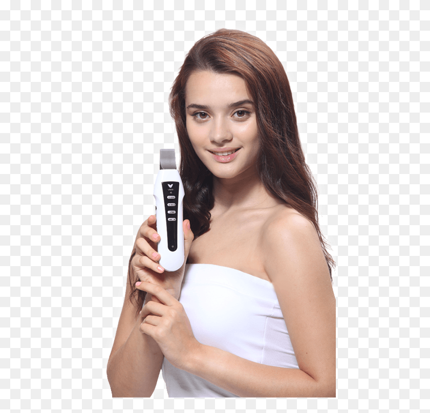 473x747 Viss Sonic Device Oral Hygiene, Person, Human, Face HD PNG Download
