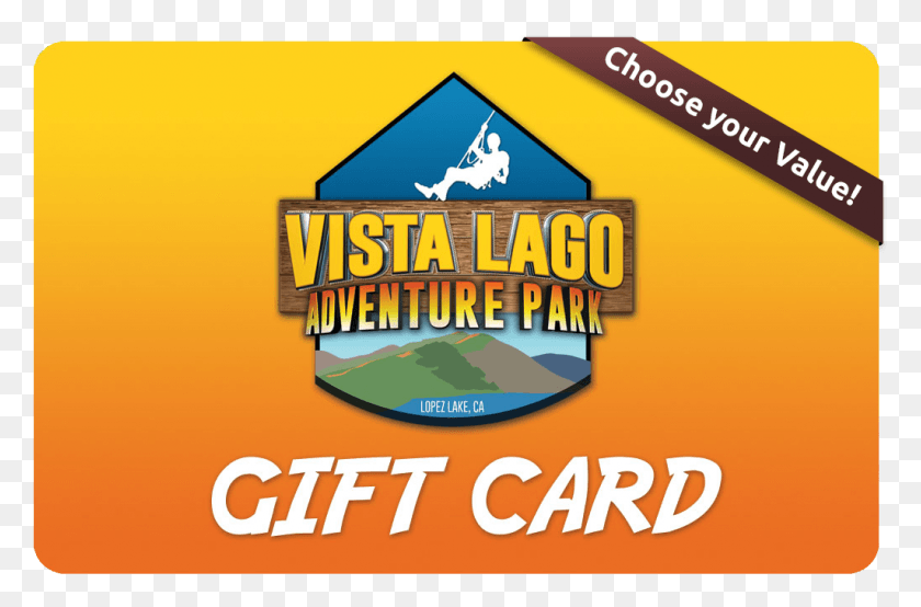 1024x649 Vista Lago Adventure Park Gift Card Vista Lago Adventure Park, Text, Leisure Activities, Advertisement HD PNG Download