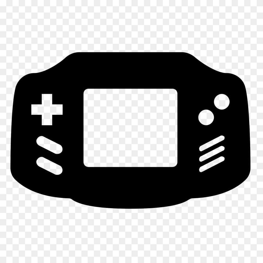 Visual Game Boy Filled Icon, Gray Transparent PNG