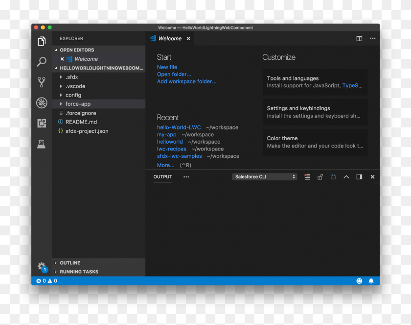 1579x1222 Visual Studio Code With The Newly Created Folder Vscode Aws, Menu, Text, File HD PNG Download