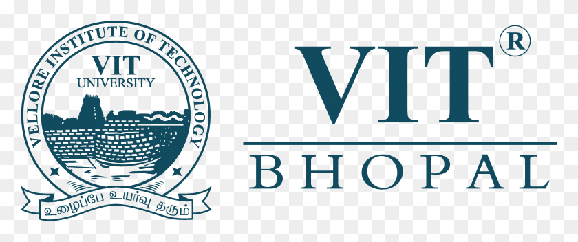 3935x1477 Vit Bhopal Logo Vit Bhopal Logo, Text, Alphabet, Symbol HD PNG Download