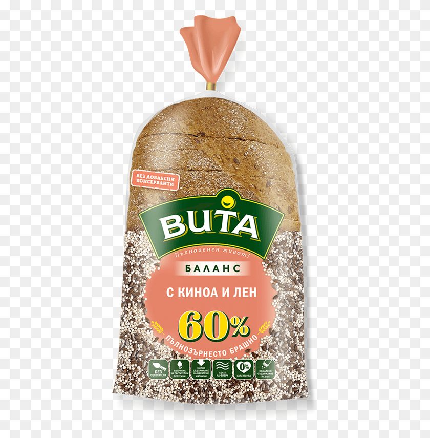 401x795 Vita Balance Bread With Quinoa And Linseed Hlyab Vita, Plant, Food, Seasoning HD PNG Download