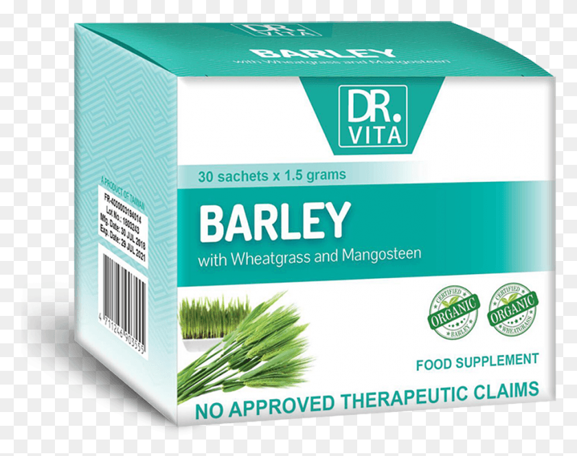 912x707 Vita Barley With Wheatgrass And Mangosteen Dr Vita Barley, Plant, Flyer, Poster HD PNG Download