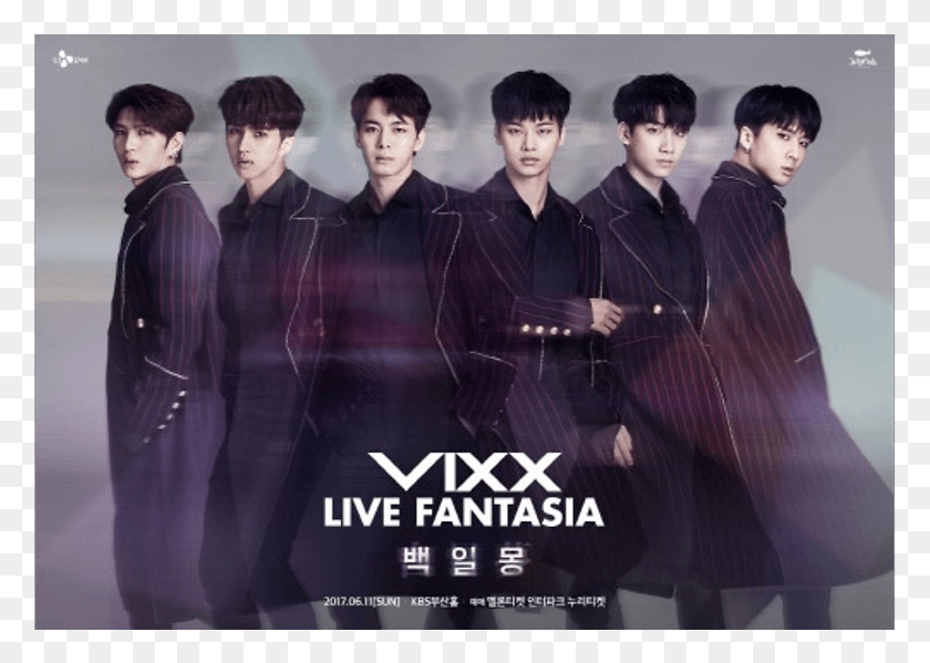 779x539 Vixxs Upcoming Busan Concert Tickets Completely Sell Vixx Live Fantasia Daydream, Person, Clothing, Poster HD PNG Download