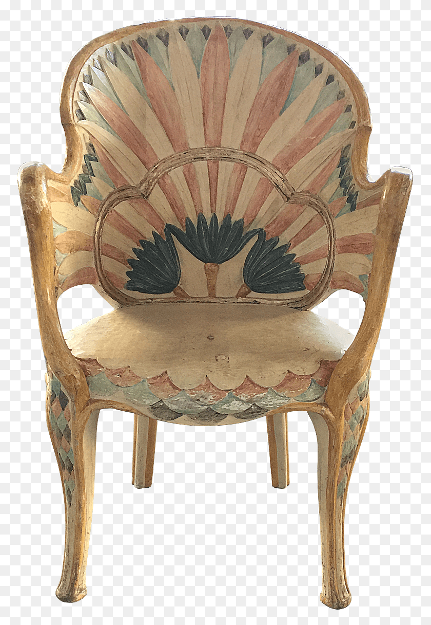 773x1156 Viyet Designer Furniture Seating Vintage Egyptian Chair, Armchair HD PNG Download