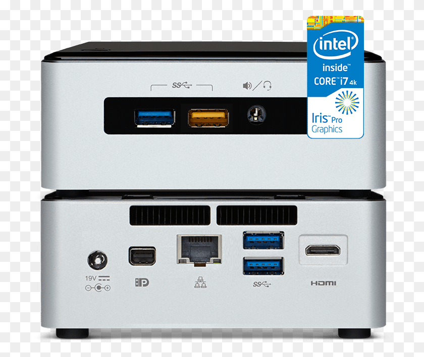 708x649 Vmp 5i7ryh With Intel Logo Gt Intel Nuc, Electronics, Hardware, Computer HD PNG Download