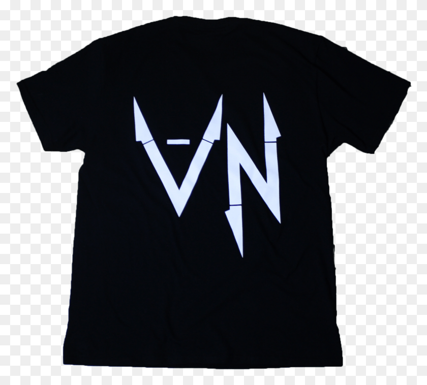 1410x1263 Vn Back Logo Tshirt, Clothing, Apparel, T-shirt HD PNG Download