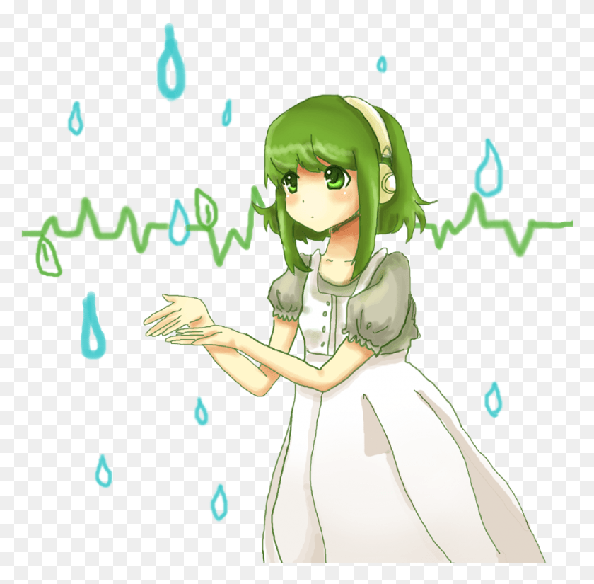 901x884 Vocaloid Gumi, Green, Person, Human HD PNG Download
