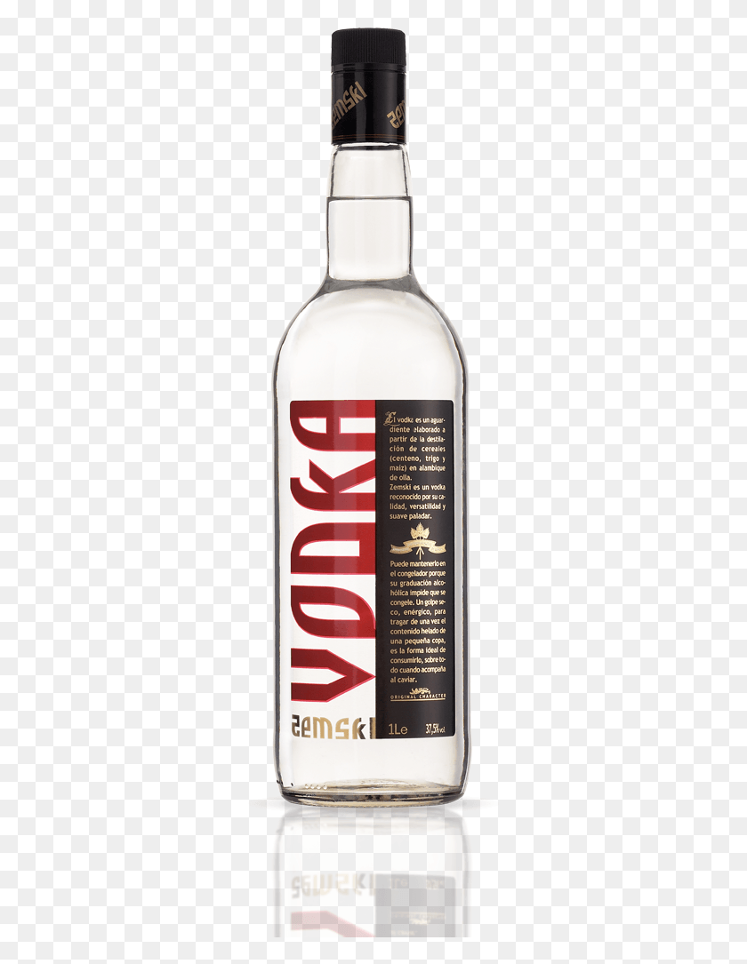 289x1025 Vodka Bottle, Liquor, Alcohol, Beverage HD PNG Download