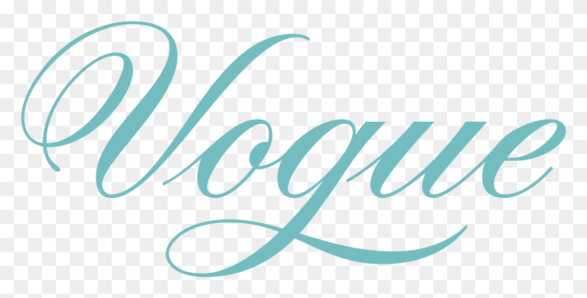 2367x1111 Vogue Logo Transparent Vogue, Text, Alphabet, Word HD PNG Download
