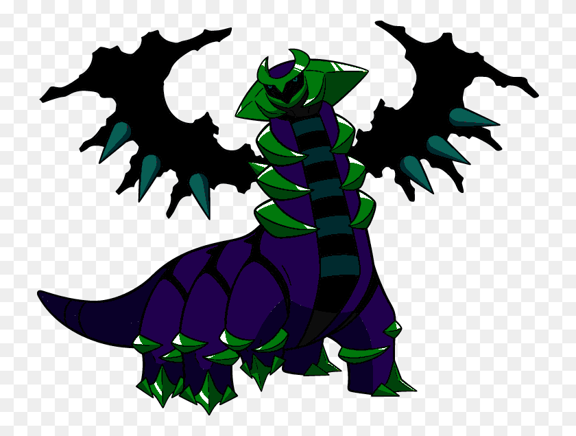 732x575 Void Giratina, Graphics, Green HD PNG Download