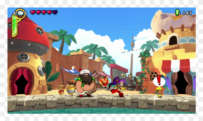801x451 Descargar Png Voir Mon Panier Shantae Half Genie Hero Kid, Angry Birds, Casco, Ropa Hd Png