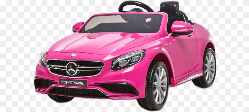 Voiture Electrique Mercedes Rose, Car, Transportation, Vehicle, Machine Clipart PNG