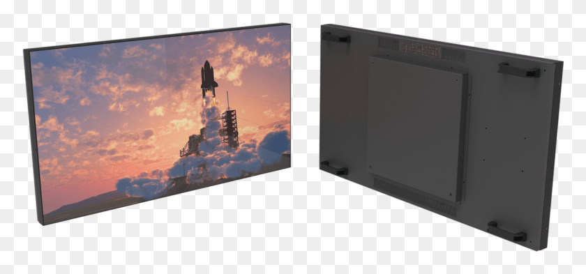 1179x504 Volanti Offers New Extreme Narrow Bezel 49 And 55 Video Panel Wall, Monitor, Screen, Electronics HD PNG Download