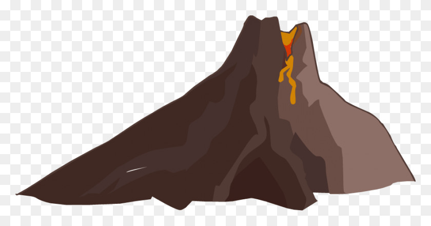 885x432 Volcano, Mountain, Outdoors, Nature HD PNG Download