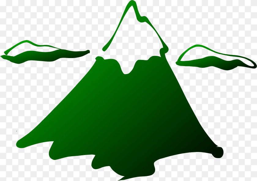 Volcano Green, Animal, Fish, Sea Life Clipart PNG