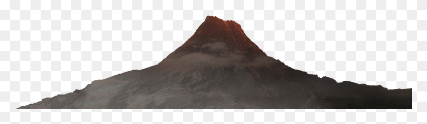 1564x369 Volcano Real Volcano Transparent Background, Nature, Outdoors, Mountain HD PNG Download