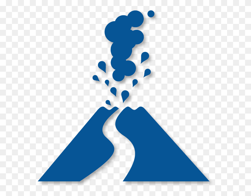 593x596 Вулкан Знаки Опасности Извержения Вулкана, Треугольник Hd Png Скачать