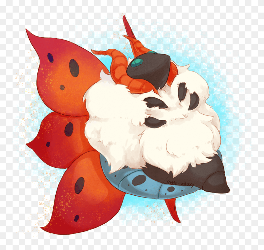1229x1160 Volcarona Voted Most Huggable Bug By The Entire Population Illustration, Graphics, Outdoors HD PNG Download