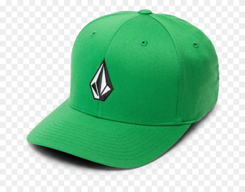 711x600 Descargar Png Volcom Full Stone Xfit Cap Dark Kelly Nike Heritage 86 Small Logo Hat, Ropa, Gorra De Béisbol Hd Png