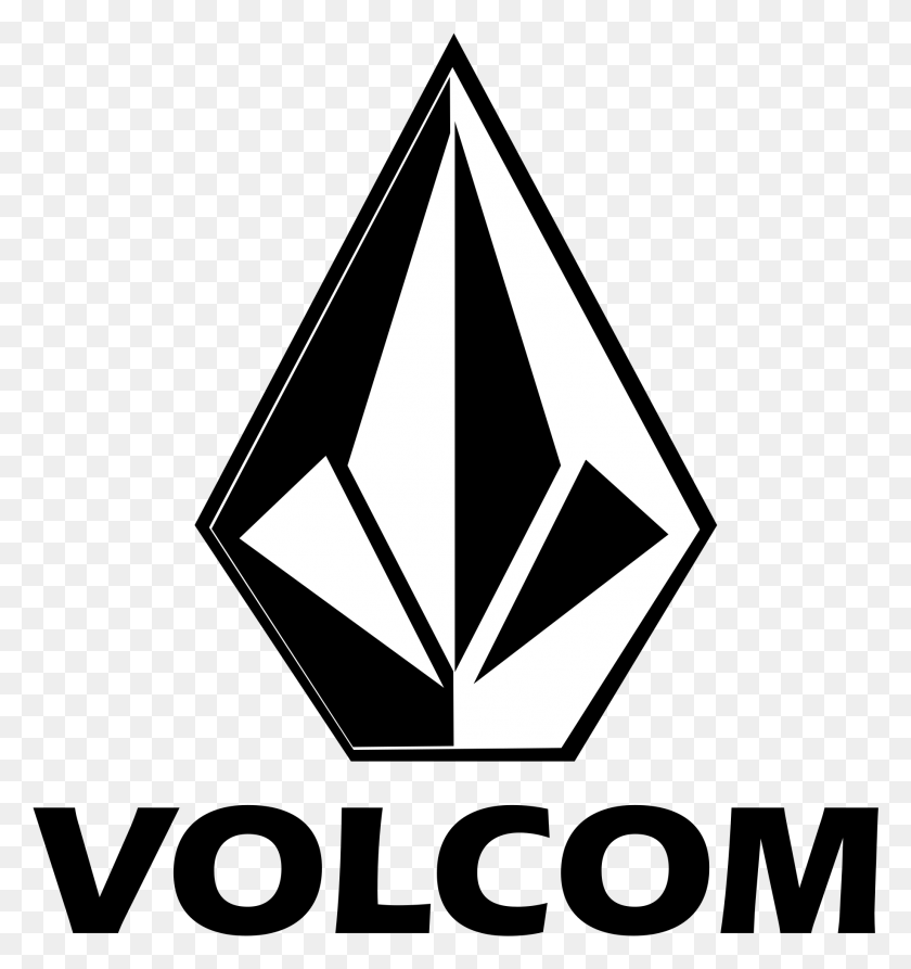 1835x1962 Volcom Logo Transparent Volcom Logo, Triangle, Star Symbol, Symbol HD PNG Download