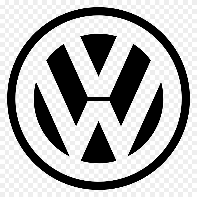 2332x2332 Volkswagen Logo Transparent Svg Vector Freebie Volkswagen Logo Black, Gray, World Of Warcraft HD PNG Download