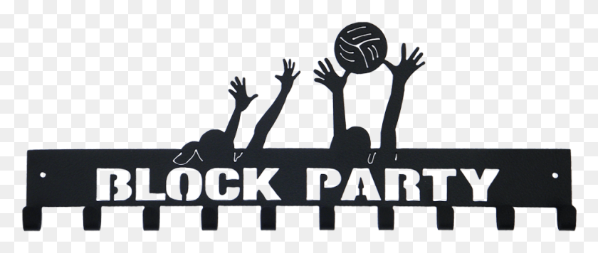 960x365 Volleyball Clipart Block Blocking Volleyball Clip Art, Word, Text, Alphabet HD PNG Download