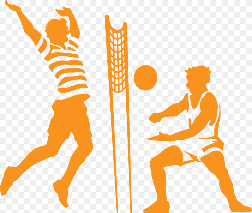 4707x3976 Volleyball Play Man Transprent Voley Playa Dibujo, Adult, Person, Male, Baby Clipart PNG