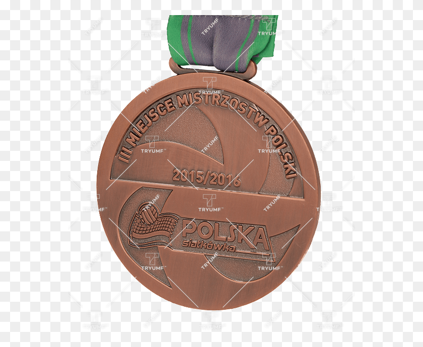 570x630 Descargar Png Voleibol Plus League Plusliga Medalla De Bronce, Reloj De Pulsera, Trofeo, Oro Hd Png