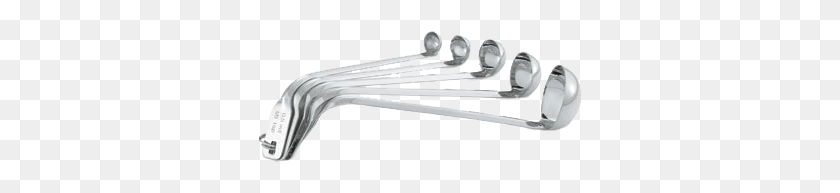 325x133 Vollrath 44572 Measuring Spoons Rotato Image Shower Bar, Weapon, Weaponry, Musical Instrument HD PNG Download