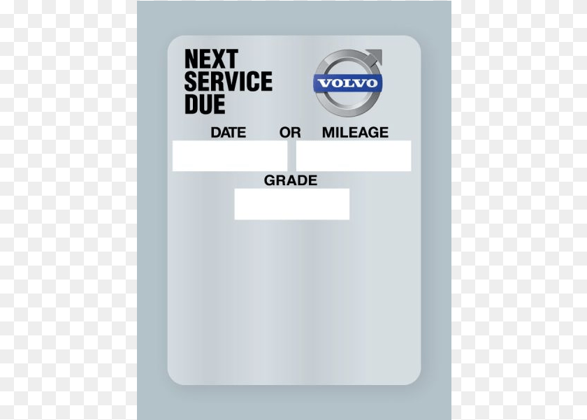 451x601 Volvo Oil Change Stickers Gadget, Text, Mailbox, Document PNG