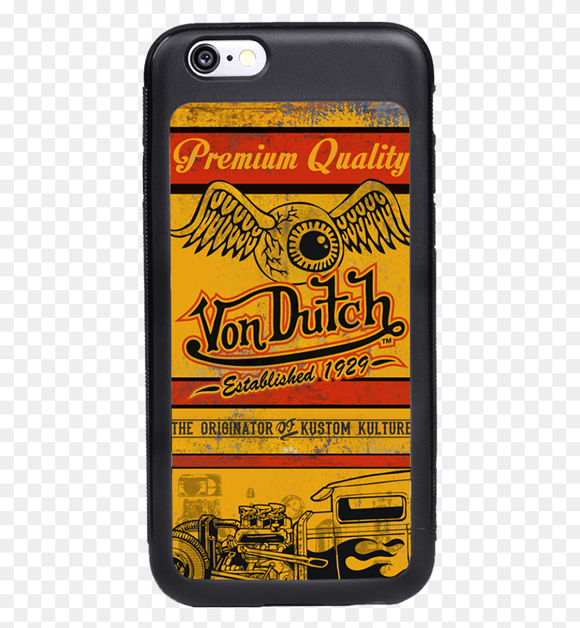 429x849 Von Dutch Phone Case, Text, Label, Advertisement HD PNG Download