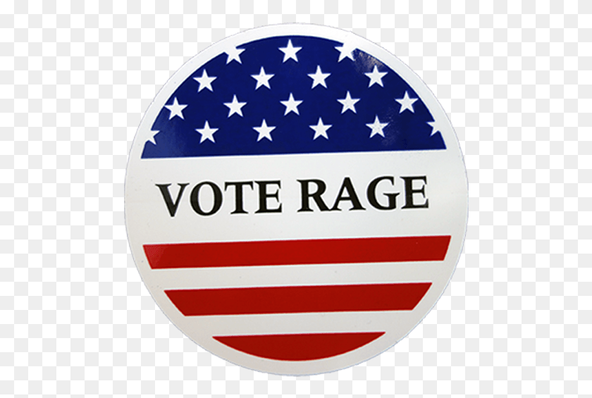 490x505 Vote Rage Sticker Voted Sticker, Logo, Symbol, Trademark HD PNG Download